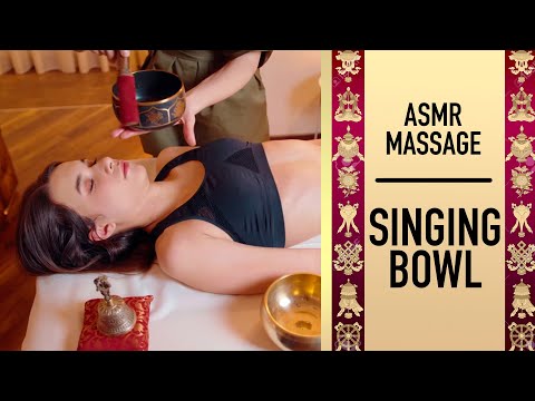 ASMR | MASSAGE | Asmr Tibetan Singing Bowl Massage (relaxing insomnia treatment)