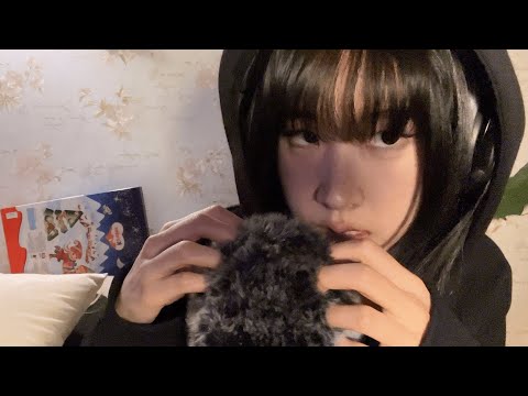 ASMR Do your favorite fluffy MIC SCRATCHING for 30mins again!(w/ inaudible whisper)