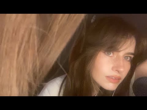 ASMR personal attention 🕯️ hair play, glasses tapping, lofi