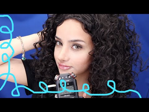 ASMR Curly Hair Tascam Tingles