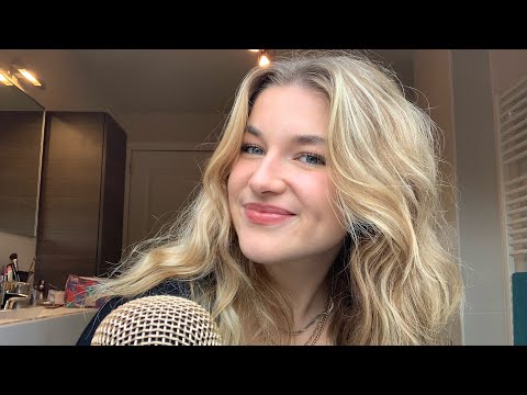 asmr doing my make-up/get ready with me