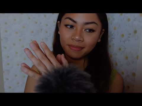 ₊˚playing with the fuzzies! ☁︎‎‎‧₊˚ ASMR no talking (blowing, fuzzy mic, hand tapping)