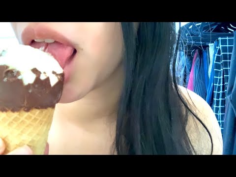 Asmr | Eating Sounds Ice Cream | No Talking
