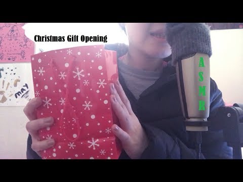 ASMR Opening My Christmas Gift