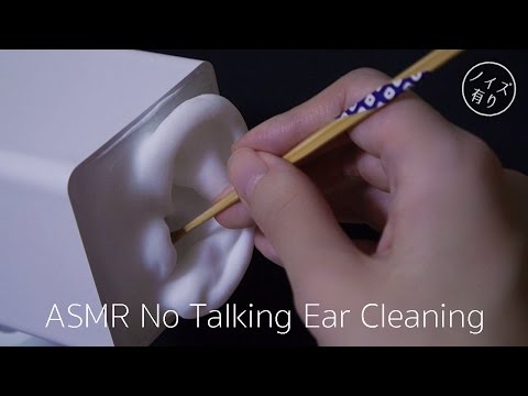[ASMR] 耳かきの音(片耳ずつ) Ear Cleaning#4 [声なし-No Talking]