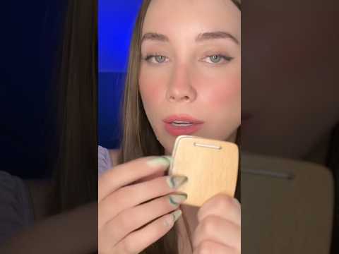 Doing your wooden makeup! Full video on the channel 🫶🏼 #asmr #shortsvideo #shorts #woodenmakeup
