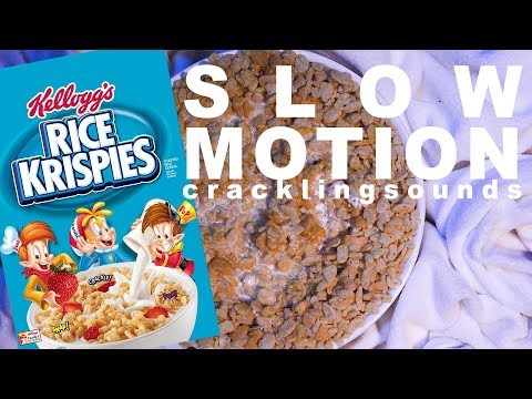 50 Minutes Rice Krispie Popping in Slow Motion ASMR
