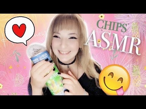 ASMR |  Potato Chips Pringles (Sour Cream & Onion) CRUNCHY EATING SOUND