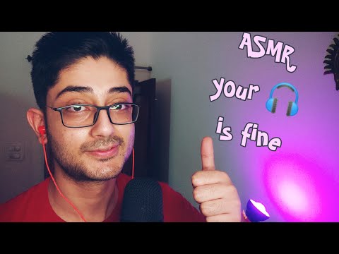 ASMR your 🎧 is fine / Mouth Sounds Hand Trigger \ Indian Accent
