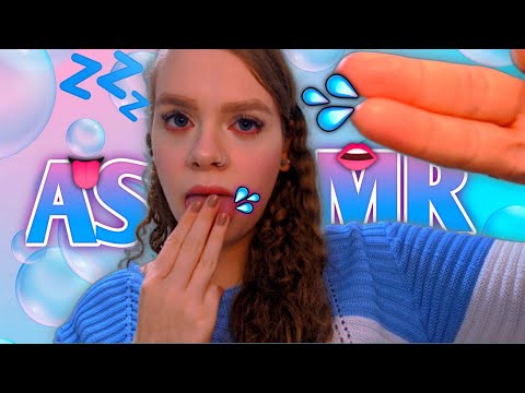 ASMR: 👅SPIT PAINTING YOUR FACE 💦 mouth sounds 👄