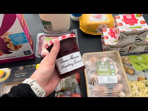 ASMR co-op grocery haul | soft spoken | crinkles, scratching & tapping | relax & sleep