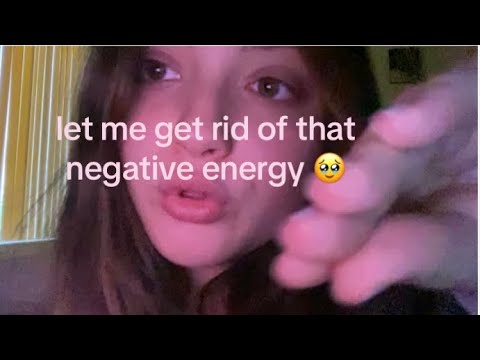 asmr ☆ negative energy pulling | kisses soothing whispers | positive affirmations