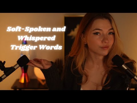 ALL of your trigger word requests in one video 😌 ASMR [soft-spoken and whispered trigger words]