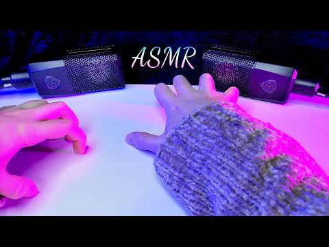 ASMR very soft tapping and scratching on cardboard paper (no talking)
