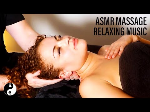 Head, Neck and Arm Massage to Calm Anxiety [ASMR][No Talking]