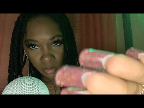 ASMR| Can I Touch You ? 🥹 (personal attention, face touching, and gum chewing)
