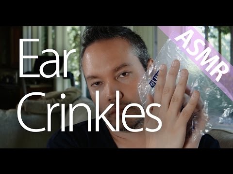 ASMR On The Couch 5 - Ear Crinkles (ear to ear, binaural)