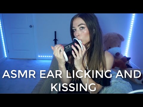 |ASMR| EAR LICKING + KISSING SENSATIONAL TINGLES