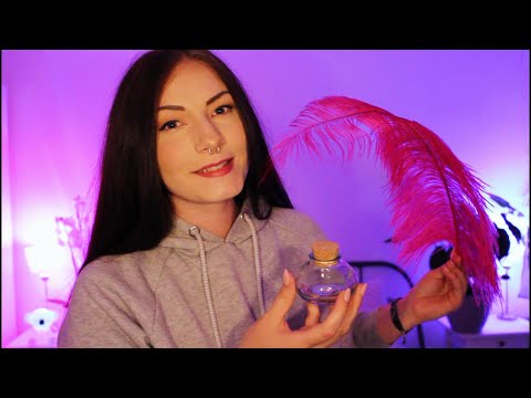 ASMR 8 Satisfying Triggers To Fall Asleep✨💤 (feather, keyboard, leather gloves, ...)