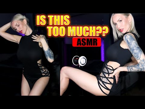 ASMR Lotion up my body & intense LATEX trigger + EAR cupping