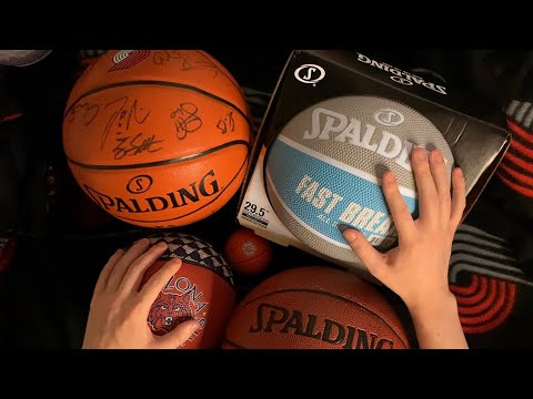 ASMR | The ULTIMATE Basketball Tapping Video 🏀💤 (finger tapping, whispering, tracing)