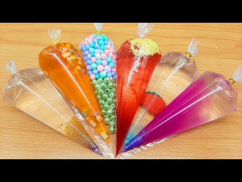 Making Fail Slime with Piping Bags - ASMR Slime - Most Satisfying Slime Videos #5 (Fail Slime)