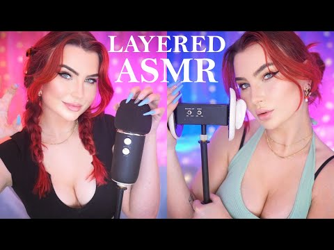 ASMR Ultimate Layered Echo Trigger Assortment - Mouth Sounds, Ear Massage, Tapping, Scratching etc
