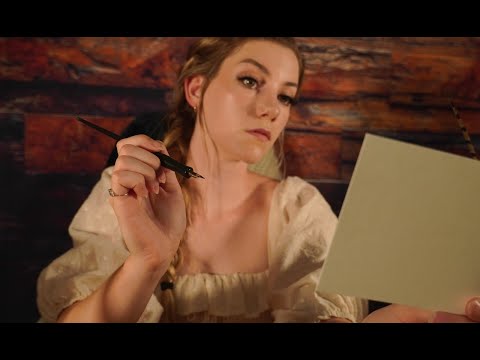 ASMR | The Mage's Correspondence | Writing sounds, Fantasy Roleplay, Soft Spoken, Havenmoor