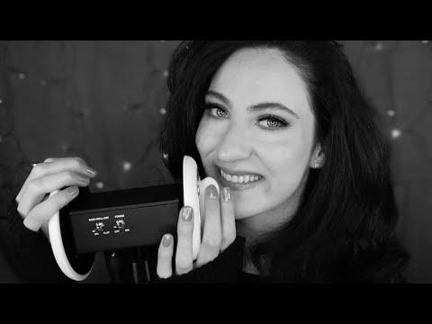 ASMR Whispering Compliments in Your Ears ~ Positive Affirmations ~ Black and White