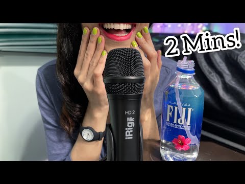 ASMR Mouth Sounds (NO TALKING)| With Microphone. 2 Mins!