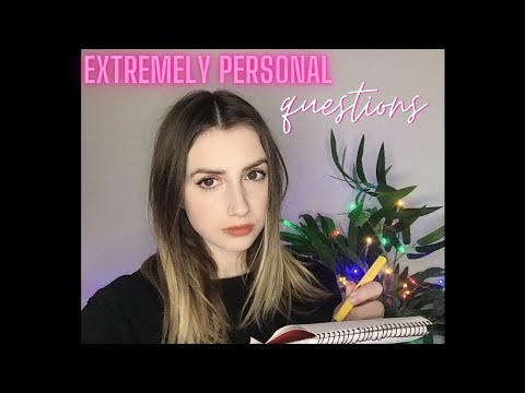 ASMR | Asking you DEEPLY personal questions | How well do you know yourself...