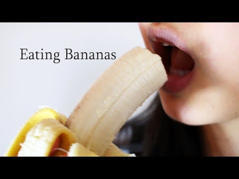 ASMR Eating Bananas | Chewing Sounds Triggers