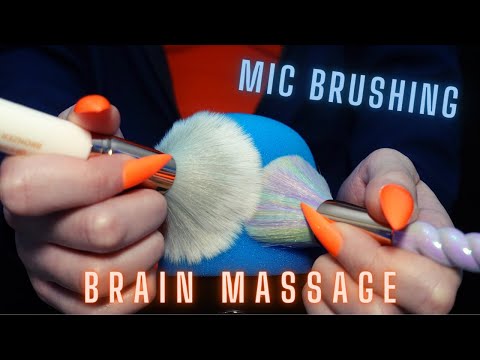 Asmr Intense Mic Brushing,Scratching & Massage | Asmr No Talking for Sleep with Long Nails - 4k