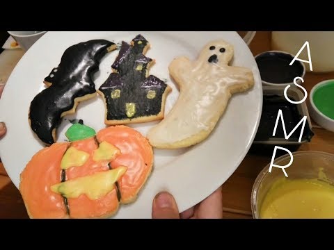 ASMR Decorate Halloween Cookies with Me