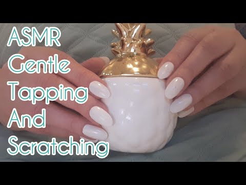 ASMR Gentle Tapping And Scratching(Lo-fi)Whispered