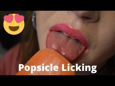 ASMR || Licking a Popsicle