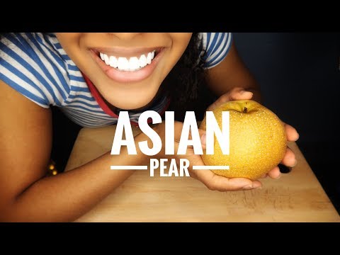 ASMR FRUIT | Pear (BIG BITES) | EXTREME CRUNCHY EATING SOUNDS | No Talking