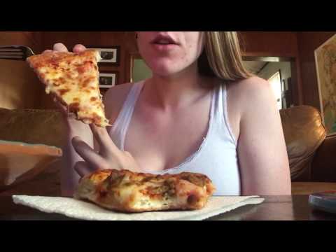 ASMR Batra |  Eating Show Pizza  Lasagna, Mouth Sound and Whispering