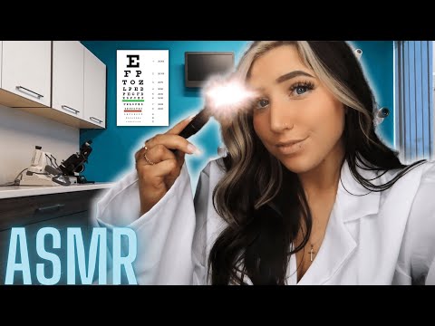 ASMR | Eye Exam & Optometrist Roleplay with Intense Light Triggers 👓