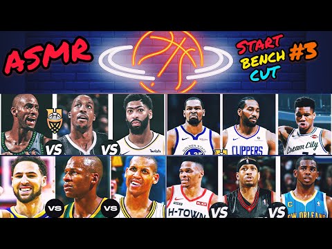 NBA Start, Bench, Cut #3 🏀 (ASMR)