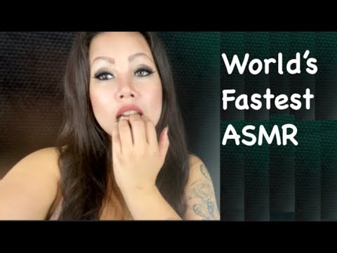 ASMR World's Fastest ASMR Teeth Tapping, Mouth Sounds, Kisses, Body Tapping #withme #StayHome