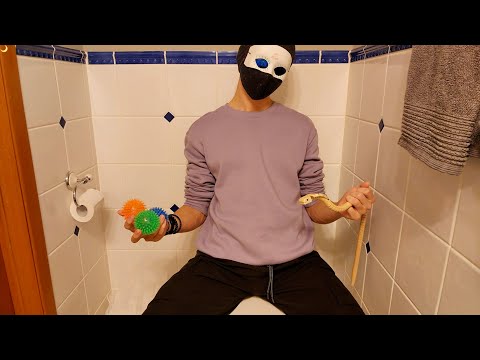 ASMR IN RANDOM PLACES | The Toilet [8]