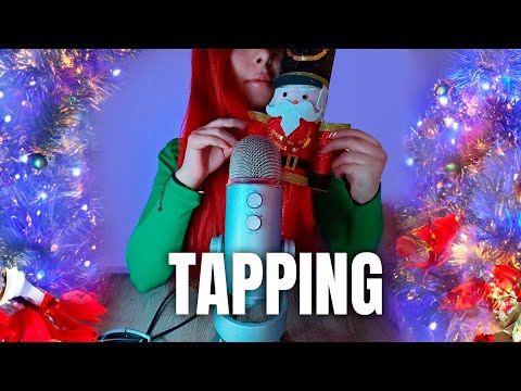 ASMR Tapping en Muñeco Navideño: Sonidos  para Relajarse esta Navidad 🎄✨