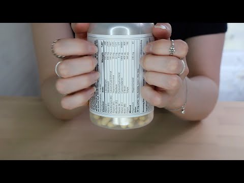 ASMR Tapping & Scratching Plastic Bottle Vitamin Supplement (No Talking)