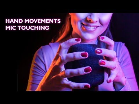 ASMR DELICATE HAND MOVEMENTS AND MIC TOUCHING FOR 1 HOUR! ASMR MIC TAPPING, GENTLE ASMR   NO TALKING