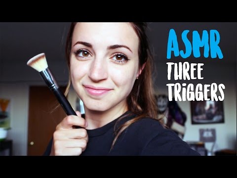 ASMR - 3 Triggers for You! (Brushing, Hand Movement, Sea Glass)