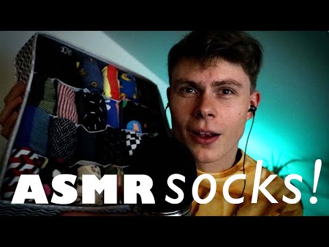 ASMR – Showing you my SOCKS! – Male Whispering & Fabric Sounds