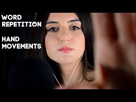 [ASMR] Word Repetition, Hand Movements + Whispering In Turkish
