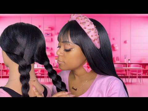 ASMR | 💘 Girl Who Is Secretly OBSESSED With You Plays With Your Hair In Class + Back Tracing