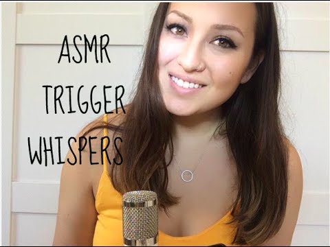 ASMR Trigger words (close up whispered)